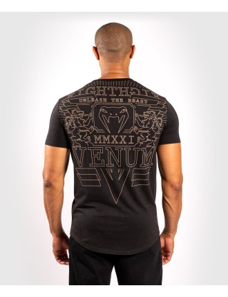 Top Choice Venum Lions21 T-shirt - Black/Sand New Release