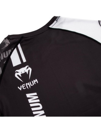 Top Choice Venum Logos Rashguard Long Sleeves - Black/White Just Launched