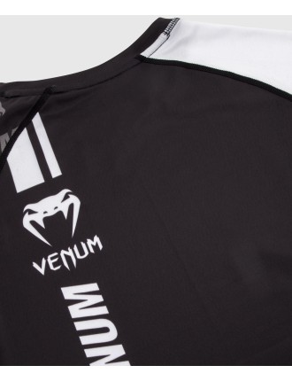 Top Choice Venum Logos Rashguard Short Sleeves - Black/White