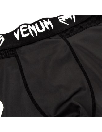 Top Choice Venum Logos Compression Tights - Black/White Hot New Item