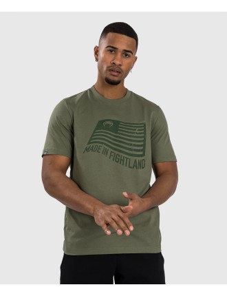 Top Choice Venum Made in Fightland T-Shirt - Khaki New Release