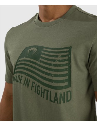 Top Choice Venum Made in Fightland T-Shirt - Khaki New Release