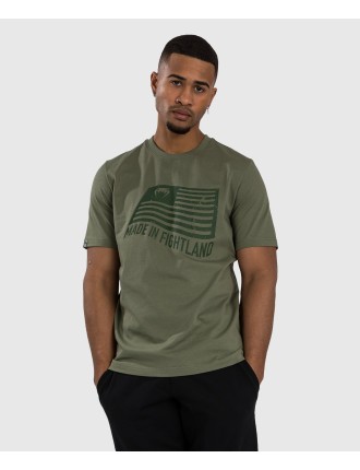 Top Choice Venum Made in Fightland T-Shirt - Khaki New Release