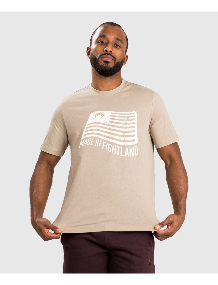 Top Choice Venum Made in Fightland T-Shirt - Sand