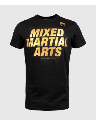 Top Choice Venum MMA VT T-shirt - Black/Gold On Hand Now