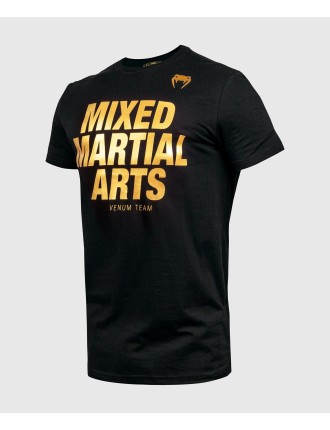 Top Choice Venum MMA VT T-shirt - Black/Gold On Hand Now