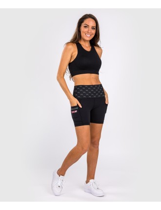 Top Choice Venum Monogram Compression Shorts - For Women - Black/Pink Gold New Stock