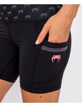 Top Choice Venum Monogram Compression Shorts - For Women - Black/Pink Gold New Stock