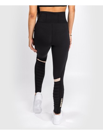 Top Choice Venum Moto Leggings - For Women - Black/Sand New Release