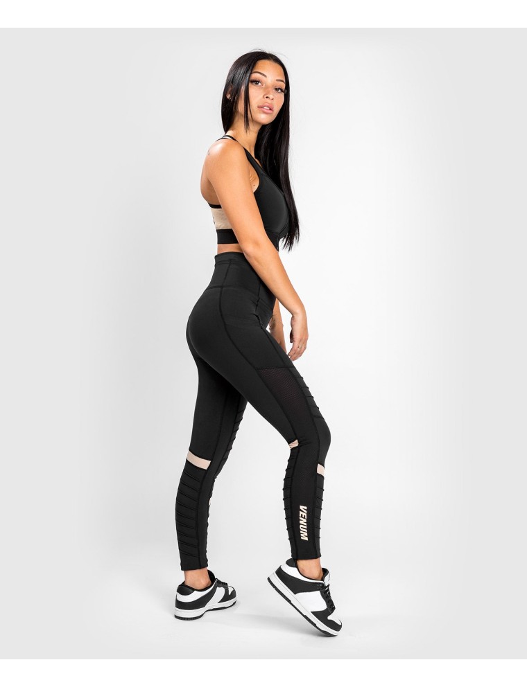 Top Choice Venum Moto Leggings 7/8 - For Women - Black/Sand