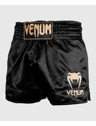 Top Choice Venum Muay Thai Shorts Classic - Black/Gold On Hand Now