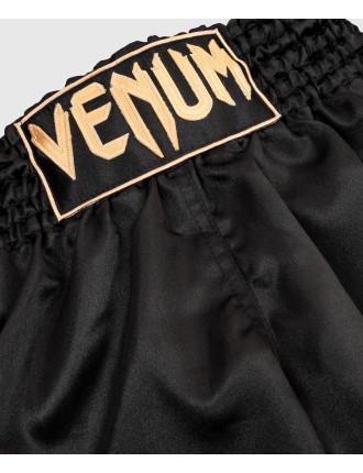 Top Choice Venum Muay Thai Shorts Classic - Black/Gold On Hand Now