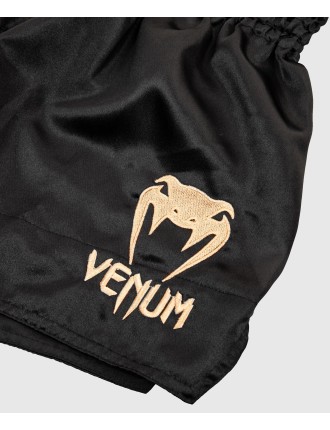 Top Choice Venum Muay Thai Shorts Classic - Black/Gold On Hand Now