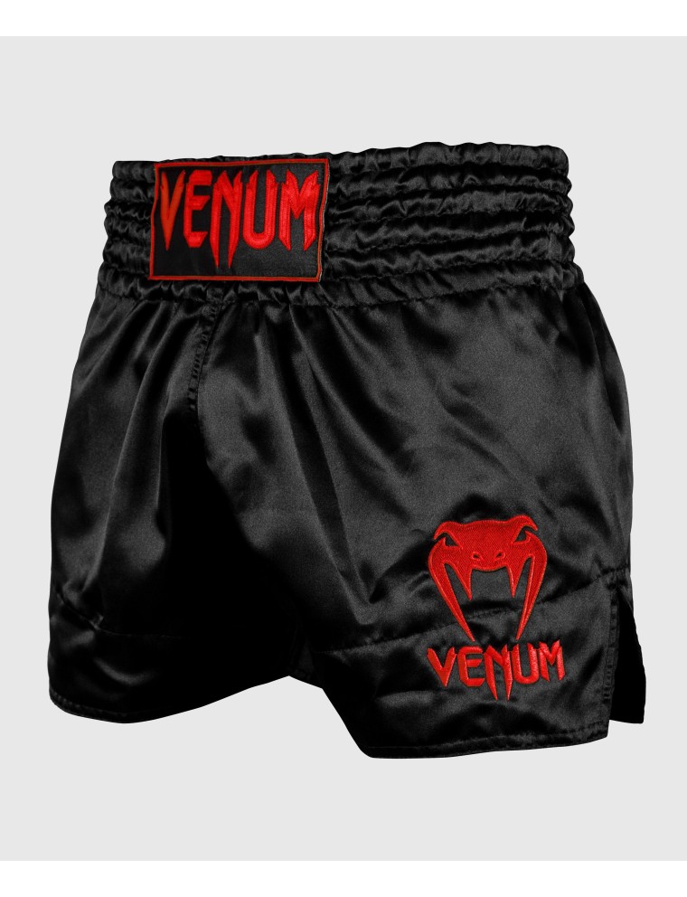 Top Choice Venum Muay Thai Shorts Classic - Black/Red Limited Stock