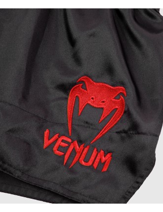 Top Choice Venum Muay Thai Shorts Classic - Black/Red Limited Stock