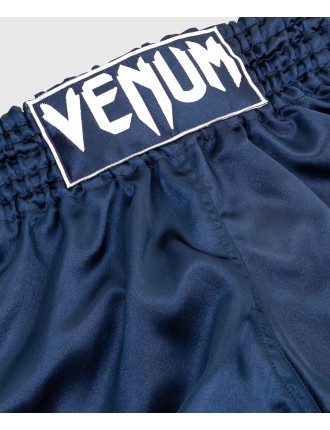 Top Choice Venum Muay Thai Shorts Classic - Navy Blue/White Hot New Item