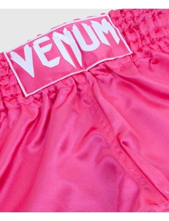 Top Choice Venum Muay Thai Shorts Classic - Pink/White New Collection