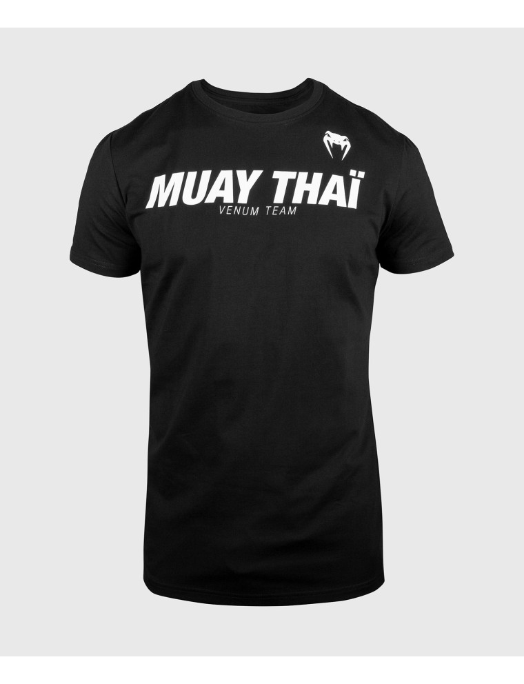 Top Choice Venum Muay Thai VT T-shirt - Black/White Available for Immediate Shipping