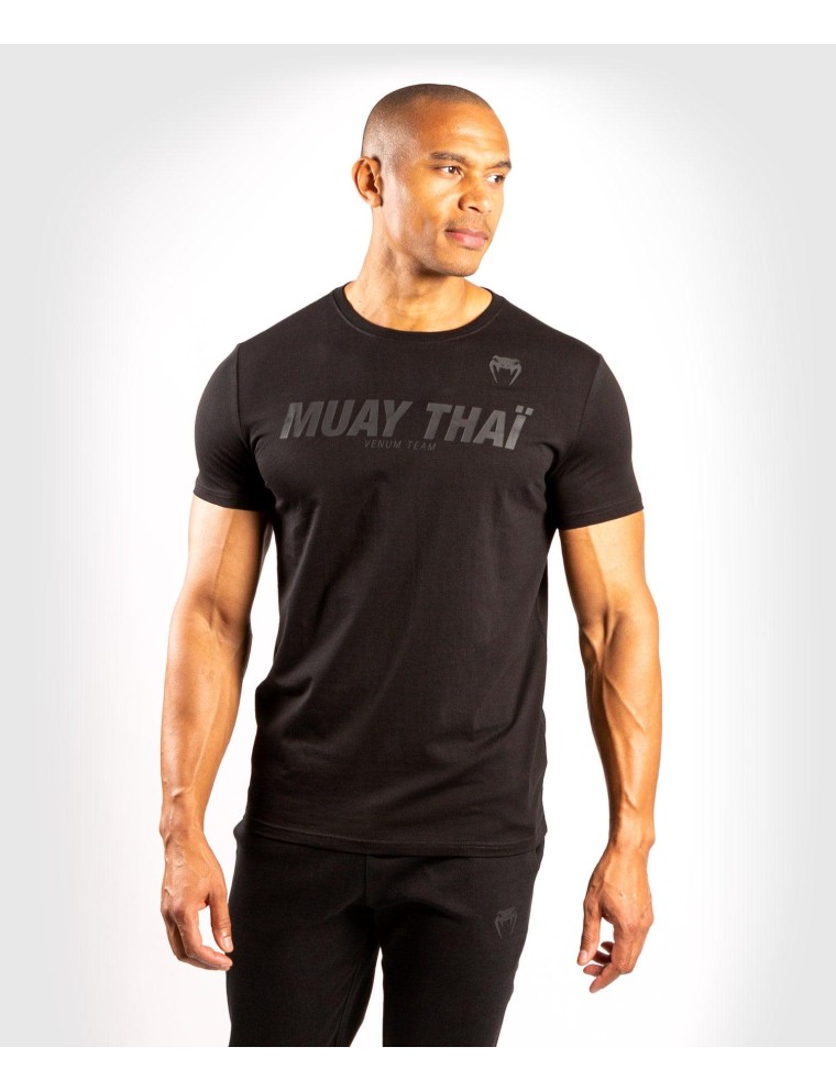 Top Choice Venum Muay Thai VT T-shirt - Matte/Black New Release