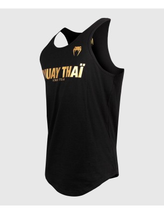 Top Choice Venum Muay Thai VT Tank Top - Black/Gold Latest Edition