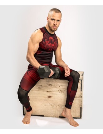 Top Choice Venum Nakahi Rashguard - Sleeveless - Black/Red