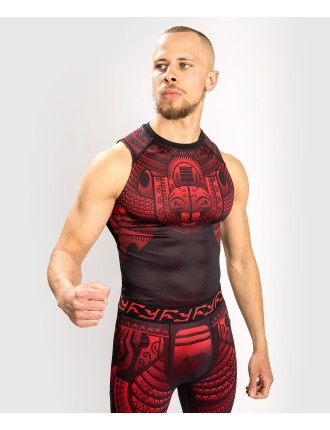 Top Choice Venum Nakahi Rashguard - Sleeveless - Black/Red