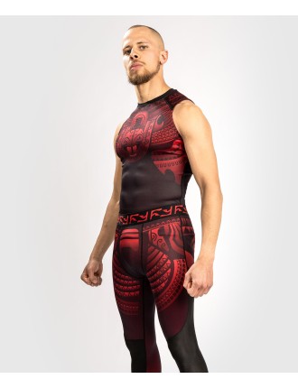 Top Choice Venum Nakahi Rashguard - Sleeveless - Black/Red