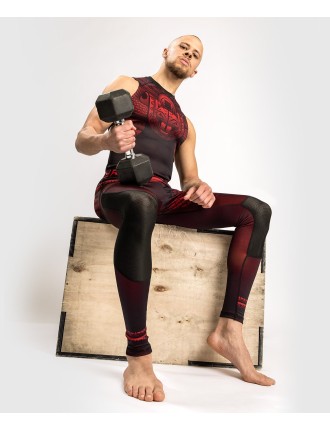 Top Choice Venum Nakahi Spats - Black/Red Available for Immediate Shipping