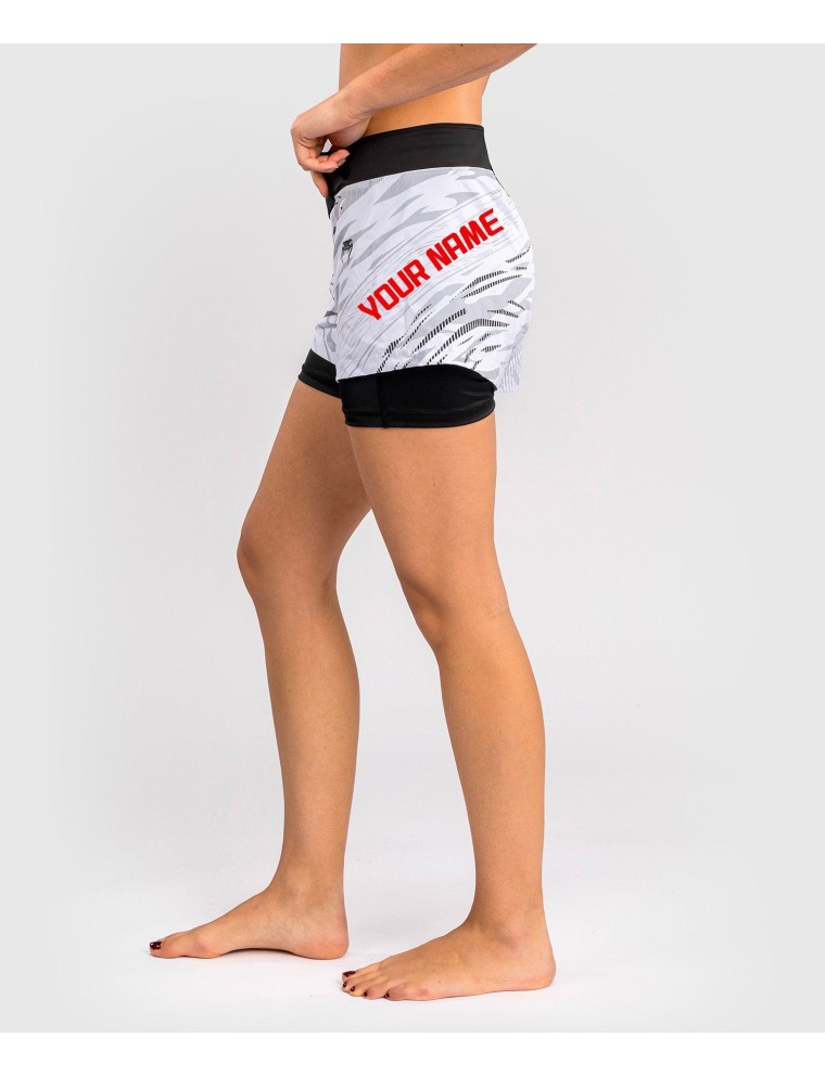 Top Choice UFC Fusion by Venum Personalized Authentic Fight Night Women's Fight Short - White Limited Stock