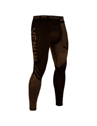 Top Choice Venum NoGi 2.0 Compression Tights - Black/Brown