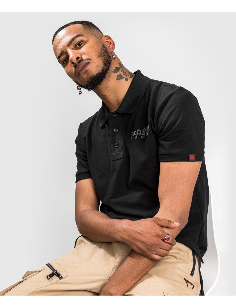 Top Choice Venum Okinawa 3.0 Polo - Black/Red Fresh Release