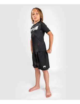 Top Choice Venum Okinawa 3.0 Rashguard Short Sleeves - For Kids - Black/Red Immediate Availability