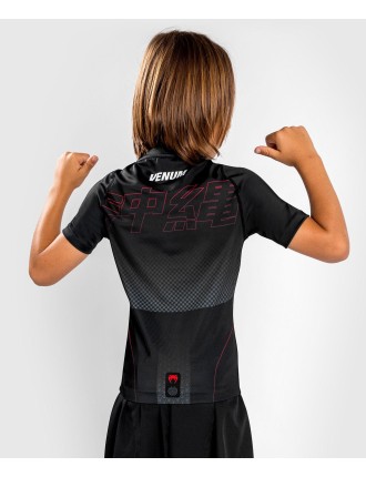 Top Choice Venum Okinawa 3.0 Rashguard Short Sleeves - For Kids - Black/Red Immediate Availability