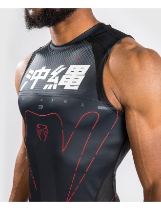 Top Choice Venum Okinawa 3.0 Rashguard Sleeveless - Black/Red