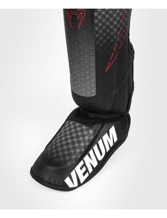 Top Choice Venum Okinawa 3.0 Shinguards - Black/Red Hot New Item