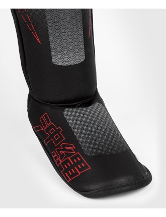 Top Choice Venum Okinawa 3.0 Shinguards - For Kids - Black/Red New Collection