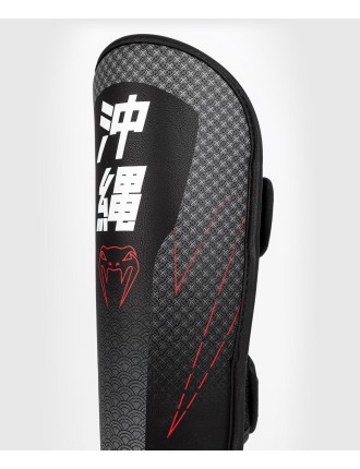 Top Choice Venum Okinawa 3.0 Shinguards - For Kids - Black/Red New Collection