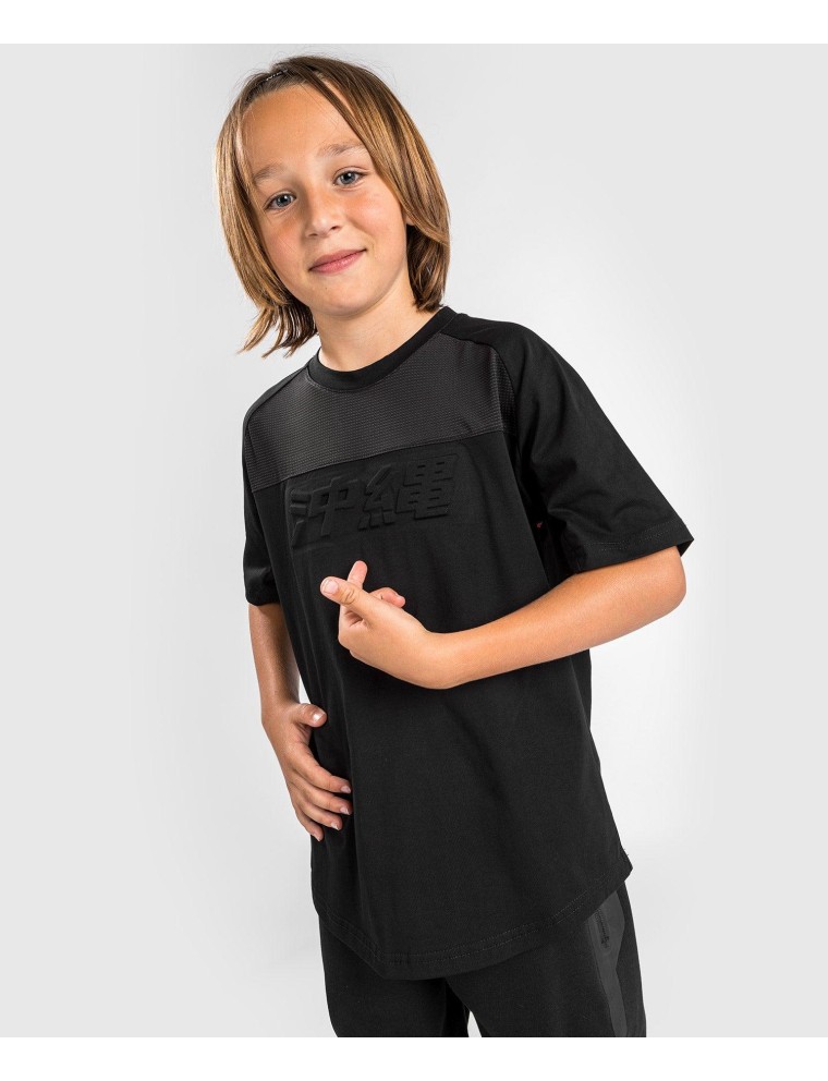 Top Choice Venum Okinawa 3.0 T-Shirt - For Kids - Black/Red Just In