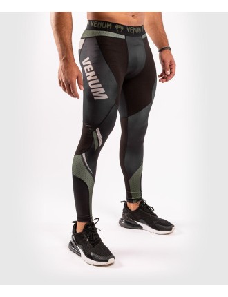 Top Choice Venum ONE FC Impact Compresssion Tights - Black/Khaki Limited Stock