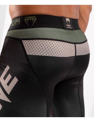 Top Choice Venum ONE FC Impact Compresssion Tights - Black/Khaki Limited Stock