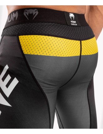 Top Choice Venum ONE FC Impact Compresssion Tights - Grey/Yellow Immediate Availability