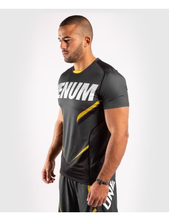 Top Choice Venum ONE FC Impact Dry Tech T-Shirt - Grey/Yellow Just Launched