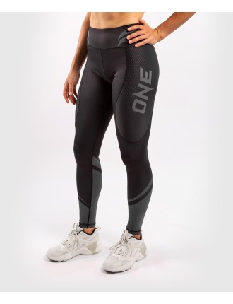 Top Choice Venum ONE FC Impact Leggings - for women - Black/Black Hot New Item