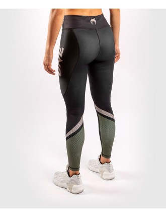 Top Choice Venum ONE FC Impact Leggings - for women - Black/Khaki In Stock