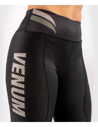 Top Choice Venum ONE FC Impact Leggings - for women - Black/Khaki In Stock