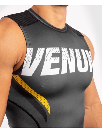 Top Choice Venum ONE FC Impact Rashguard - sleeveless - Grey/Yellow Fresh Release