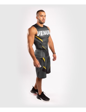 Top Choice Venum ONE FC Impact Rashguard - sleeveless - Grey/Yellow Fresh Release