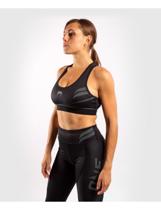 Top Choice Venum ONE FC Impact Sport Bra - Black/Black Limited Stock