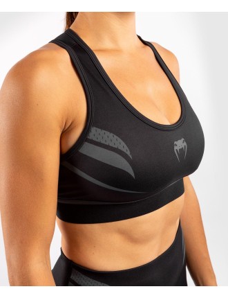 Top Choice Venum ONE FC Impact Sport Bra - Black/Black Limited Stock