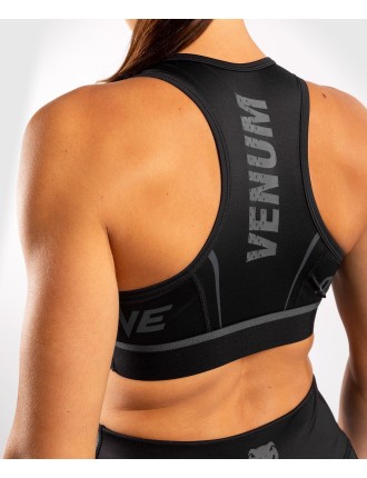 Top Choice Venum ONE FC Impact Sport Bra - Black/Black Limited Stock